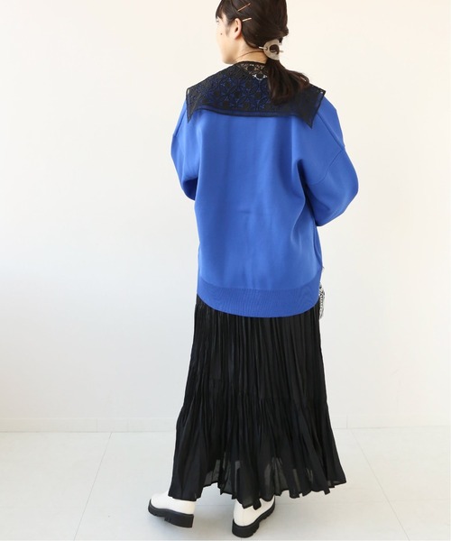 Simplicite(サンプリシテ)の「ワッシャープリーツスカート◆(スカート・レディース・ブラック/ナチュラル/グリーン・FREE)」の7枚目の写真