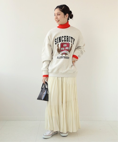 Simplicite(サンプリシテ)の「ワッシャープリーツスカート◆(スカート・レディース・ブラック/ナチュラル/グリーン・FREE)」の14枚目の写真