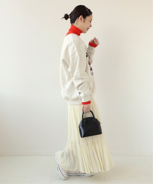 Simplicite(サンプリシテ)の「ワッシャープリーツスカート◆(スカート・レディース・ブラック/ナチュラル/グリーン・FREE)」の18枚目の写真