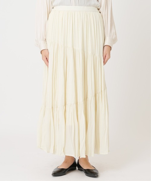 Simplicite(サンプリシテ)の「ワッシャープリーツスカート◆(スカート・レディース・ブラック/ナチュラル/グリーン・FREE)」の19枚目の写真