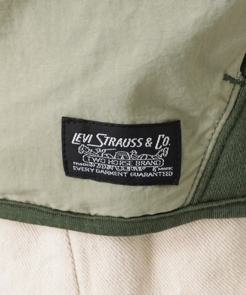 Mac-House(マックハウス)の「Levi's リーバイス ユーティリティーフーディー スウェットプルオーバーパーカー(パーカー・メンズ・カーキ・M/L/S)」の13枚目の写真