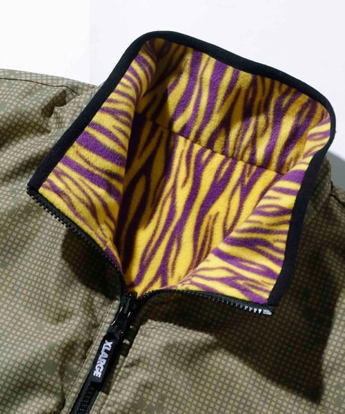 XLARGE（エクストララージ）の「REVERSIBLE FLEECE JACKET（ブルゾン・メンズ・オリーブ/ブラック・S/M/L/XL）」の11枚目の写真