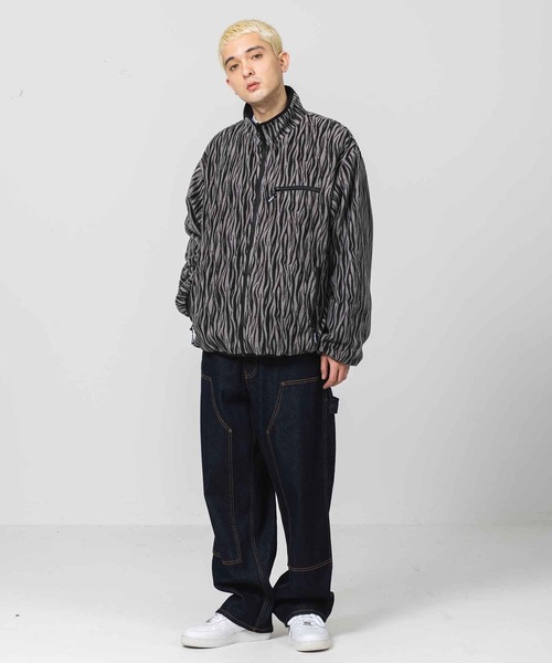 XLARGE　REVERSIBLE FLAG GAL　ブルゾン　ベロア　M XLARGE エクストララージ リバーシブルフラッグ GAL スーベニア