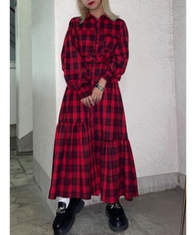 jouetie | カラーステッチロングワンピース(ワンピース)