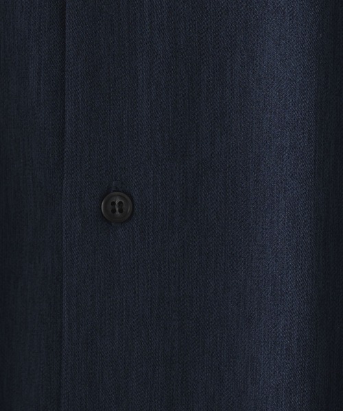 Alcindor Materials(アルシンダーマテリアルズ)の「imitation relax shirts-linen-/イミテーションリラックスシャツ-リネン-(シャツ/ブラウス・メンズ・ベージュ/ネイビー/モカ・MEDIUM/LARGE)」の5枚目の写真