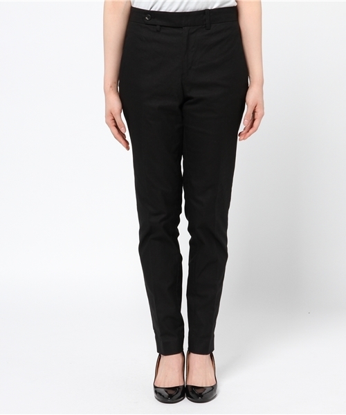 qualite（カリテ）の「ｷｬﾝﾊﾞｽｽﾄﾚｯﾁ（その他パンツ・レディース・ライトグレー/ブラック/オフホワイト・2/1/3/0）」の4枚目の写真