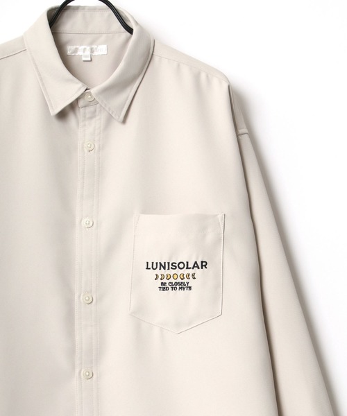 Lazar（ラザル）の「バックプリント刺繍 LUNISOLAR イラスト