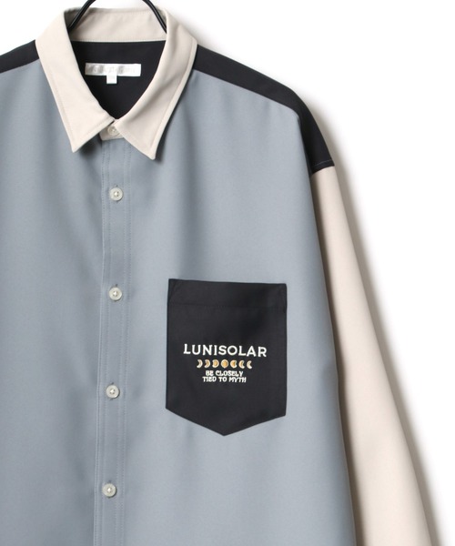 Lazar（ラザル）の「バックプリント刺繍 LUNISOLAR イラスト