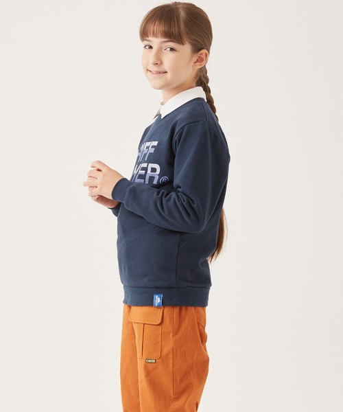 KRIFF MAYER(クリフメイヤー)の「クリフクルー(スウェット・キッズ・グレー/サックスブルー/オレンジ/ネイビー・140/160/120/170/150/130)」の11枚目の写真