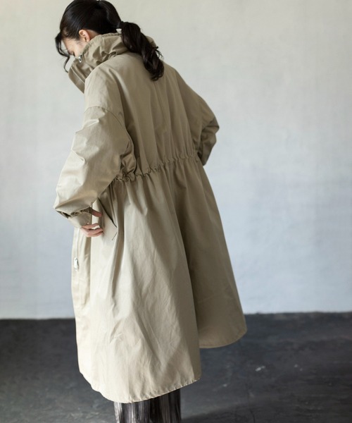 OSMOSIS（オズモーシス）の「ライナー付モッズコート（モッズコート・レディース・ブラック/ベージュ/カーキ・ONE SIZE）」の8枚目の写真