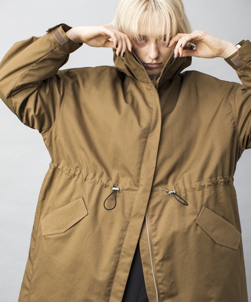 OSMOSIS（オズモーシス）の「ライナー付モッズコート（モッズコート・レディース・ブラック/ベージュ/カーキ・ONE SIZE）」の15枚目の写真