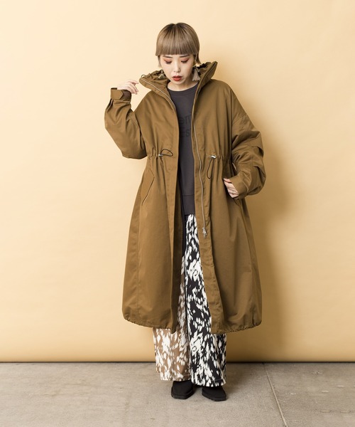 OSMOSIS（オズモーシス）の「ライナー付モッズコート（モッズコート・レディース・ブラック/ベージュ/カーキ・ONE SIZE）」の17枚目の写真