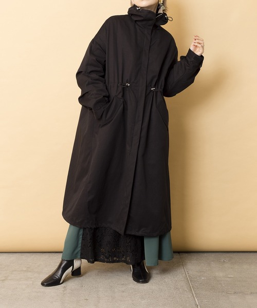 OSMOSIS（オズモーシス）の「ライナー付モッズコート（モッズコート・レディース・ブラック/ベージュ/カーキ・ONE SIZE）」の22枚目の写真