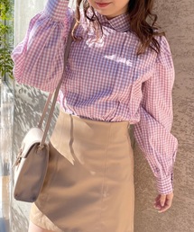 OLIVE des OLIVE | ダブルフロント袖ボリュームシャツ(シャツ/ブラウス)