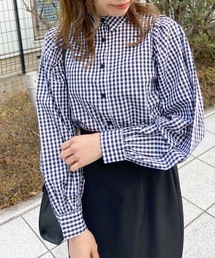 OLIVE des OLIVE | ダブルフロント袖ボリュームシャツ(シャツ/ブラウス)