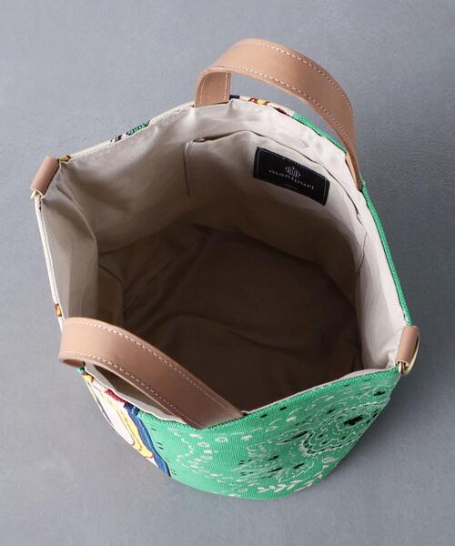 manipuri（マニプリ）の「【別注】＜manipuri（マニプリ）＞バケット コンビ トートバッグ S（トートバッグ・レディース・オレンジ/ケリー・FREE）」の10枚目の写真