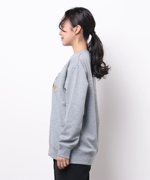 ACCOMMODE（アコモデ）の「ルーニー・テューンズ /ポンチクルートレーナーポケツキ（ウィメンズ）（スウェット・レディース・ライトグレー/グレー・L）」の5枚目の写真