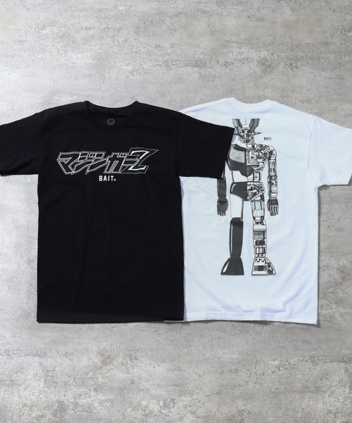 BAIT（ベイト）の「【2201_MGZ】BAIT × MAZINGER ROBOT SCHEME TEE 224-MZG-TEE-003（Tシャツ/カットソー・メンズ・ホワイト/ブラック・MEDIUM/LARGE/X-LARGE/XX-LARGE）」の2枚目の写真