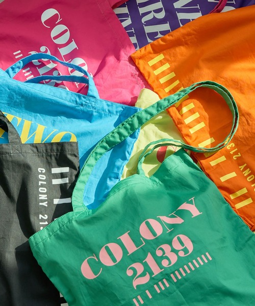 COLONY 2139（コロニートゥーワンスリーナイン）の「カラーバッグ/エコバッグ/トートバッグ（トートバッグ・レディース・ブラック/パープル/ピンク/イエロー/オレンジ/ブルー/グリーン・FREE）」の12枚目の写真
