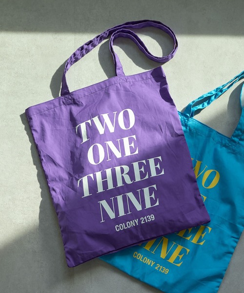 COLONY 2139（コロニートゥーワンスリーナイン）の「カラーバッグ/エコバッグ/トートバッグ（トートバッグ・レディース・ブラック/パープル/ピンク/イエロー/オレンジ/ブルー/グリーン・FREE）」の17枚目の写真