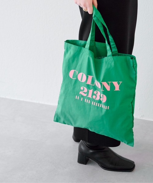 COLONY 2139（コロニートゥーワンスリーナイン）の「カラーバッグ/エコバッグ/トートバッグ（トートバッグ・レディース・ブラック/パープル/ピンク/イエロー/オレンジ/ブルー/グリーン・FREE）」の19枚目の写真