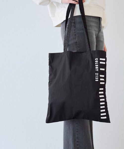 COLONY 2139（コロニートゥーワンスリーナイン）の「カラーバッグ/エコバッグ/トートバッグ（トートバッグ・レディース・ブラック/パープル/ピンク/イエロー/オレンジ/ブルー/グリーン・FREE）」の8枚目の写真