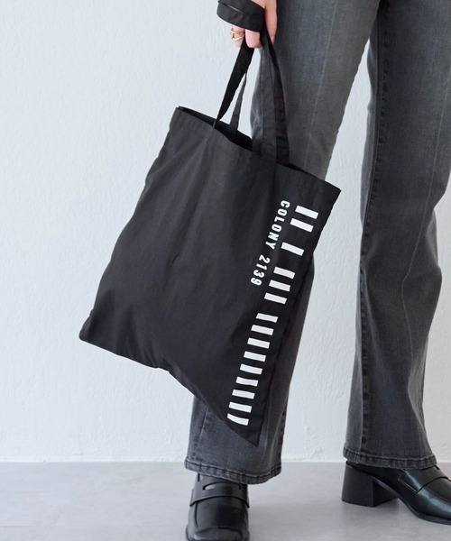 COLONY 2139（コロニートゥーワンスリーナイン）の「カラーバッグ/エコバッグ/トートバッグ（トートバッグ・レディース・ブラック/パープル/ピンク/イエロー/オレンジ/ブルー/グリーン・FREE）」の16枚目の写真