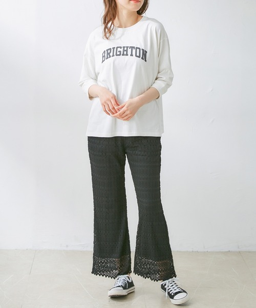 Honeys（ハニーズ）の「レースパンツ（その他パンツ・レディース・ブラック/グリーン系その他/ライトベージュ・L/LL/S/M）」の4枚目の写真
