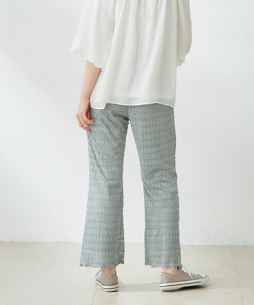 Honeys（ハニーズ）の「レースパンツ（その他パンツ・レディース・ブラック/グリーン系その他/ライトベージュ・L/LL/S/M）」の21枚目の写真