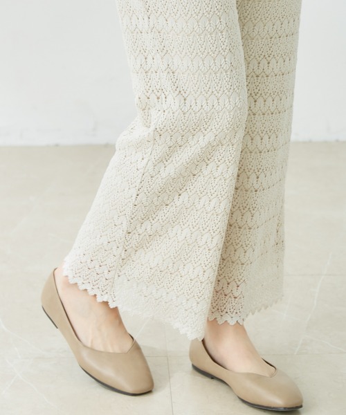 Honeys（ハニーズ）の「レースパンツ（その他パンツ・レディース・ブラック/グリーン系その他/ライトベージュ・L/LL/S/M）」の14枚目の写真