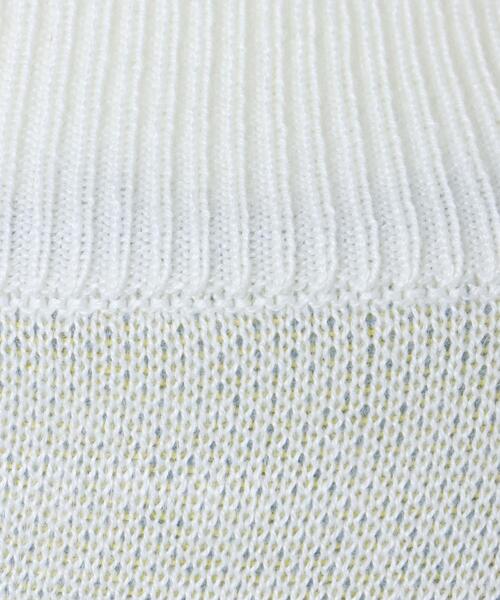 INGNI（イング）の「配色デイジー柄Vネックニットカーディガン（カーディガン/ボレロ・レディース・ライトグリーン/ブラック×ブラック/ホワイト系5・M）」の7枚目の写真