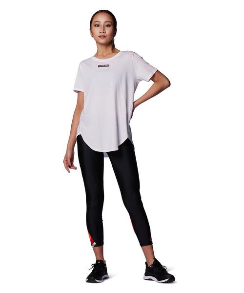 UNDER ARMOUR（アンダーアーマー）の「UAコットン グラフィック Tシャツ 〈スポーティング パスート〉（トレーニング/レディース）（Tシャツ/カットソー・レディース・ブラック/ホワイト・S/L/M/XL）」の21枚目の写真