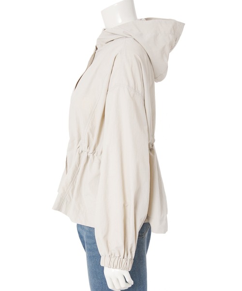 fifth(フィフス)の「ウエストギャザーマウンテンパーカー(マウンテンパーカー・レディース・ブラック/カーキ/ライトベージュ・M)」の22枚目の写真