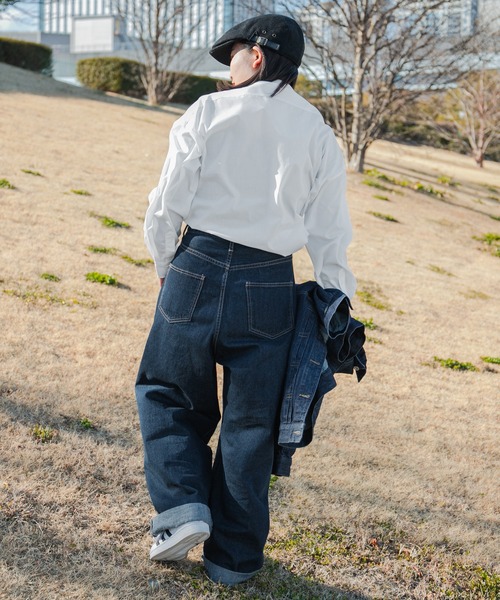 kutir(クティール)の「スカーフ付きレトロシャツ(シャツ/ブラウス・レディース・ネイビー/グリーン/ボルドー・FREE)」の16枚目の写真