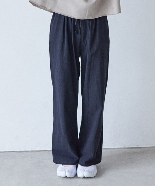 undeny.（アンディニ－）の「undeny/アンディニー ワイドパンツ（その他パンツ・キッズ・ブラック/イエロー/ベージュ系その他/グリーン系その他5・1/2/3）」の2枚目の写真