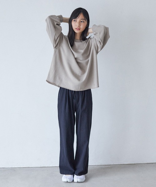 undeny.（アンディニ－）の「undeny/アンディニー ワイドパンツ（その他パンツ・キッズ・ブラック/イエロー/ベージュ系その他/グリーン系その他5・1/2/3）」の5枚目の写真