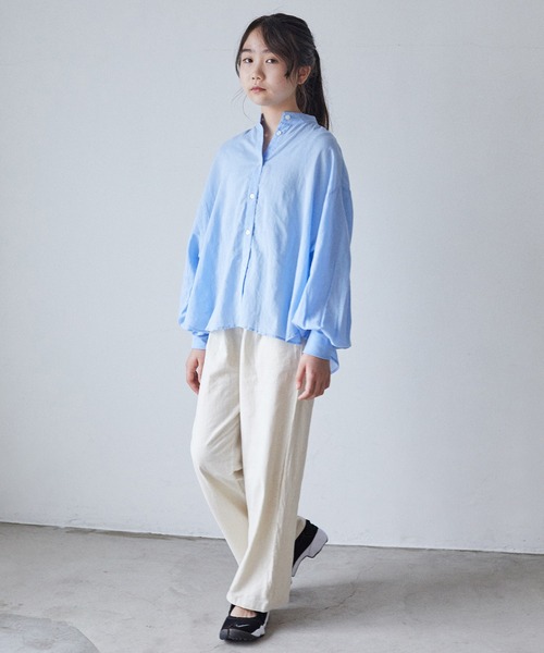 undeny.（アンディニ－）の「undeny/アンディニー ワイドパンツ（その他パンツ・キッズ・ブラック/イエロー/ベージュ系その他/グリーン系その他5・1/2/3）」の7枚目の写真