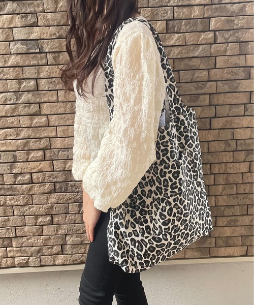 Loco Ocean（ロコオーシャン）の「ジャガード アニマル柄 トートバッグ（トートバッグ・レディース・A/B/C・ONE SIZE）」の8枚目の写真