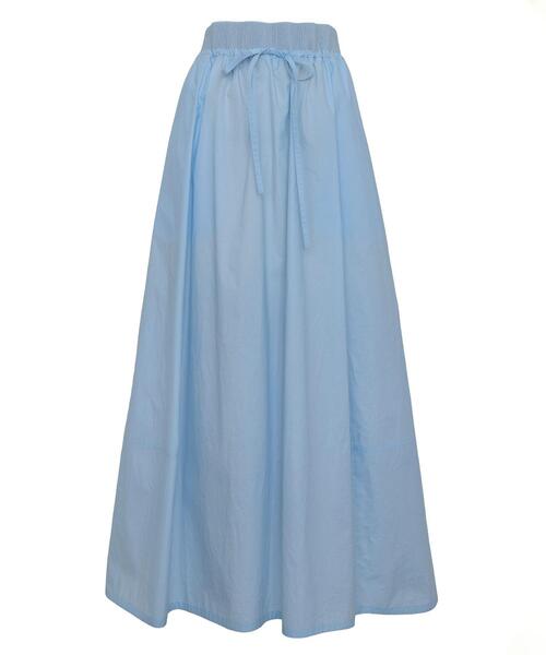 Drawer(ドゥロワー)の「<Drawer(ドゥロワー)> ウェストゴムギャザースカート(スカート・レディース・ライトブルー・38)」の5枚目の写真
