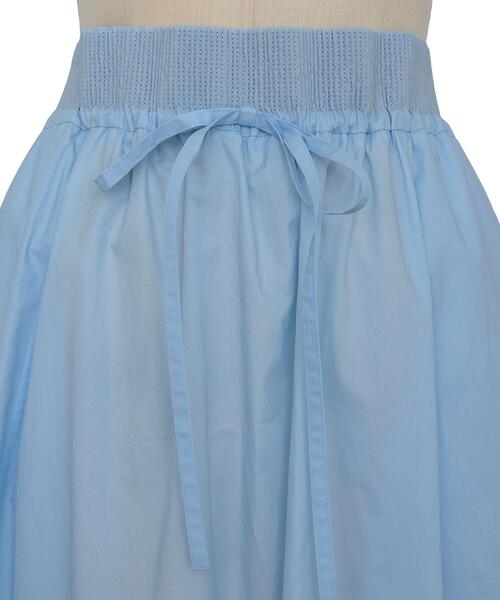 Drawer(ドゥロワー)の「<Drawer(ドゥロワー)> ウェストゴムギャザースカート(スカート・レディース・ライトブルー・38)」の9枚目の写真