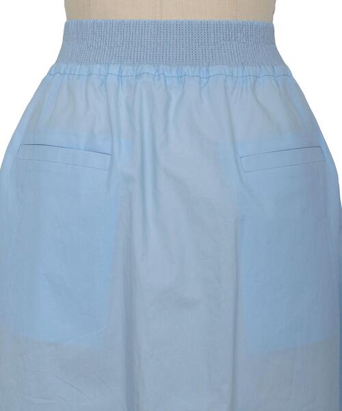 Drawer(ドゥロワー)の「<Drawer(ドゥロワー)> ウェストゴムギャザースカート(スカート・レディース・ライトブルー・38)」の10枚目の写真