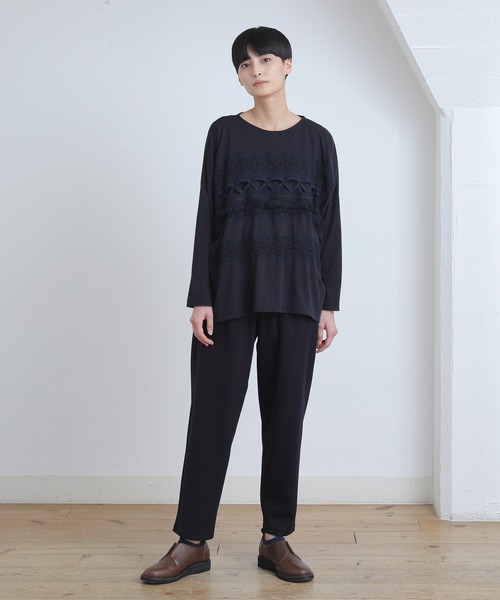 ♡美品プランテーションPlantationマスタードカラーコットントップス長袖♡ Plantation プランテーション/WOMEN'S Tops/Tシャツ/カットソー