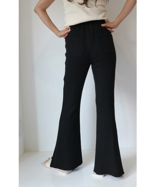 TRUNC（トランクエイティーエイト）の「Pintuck Mellow Flare Pants（その他パンツ・レディース・グリーン/ブラック・FREE）」の8枚目の写真