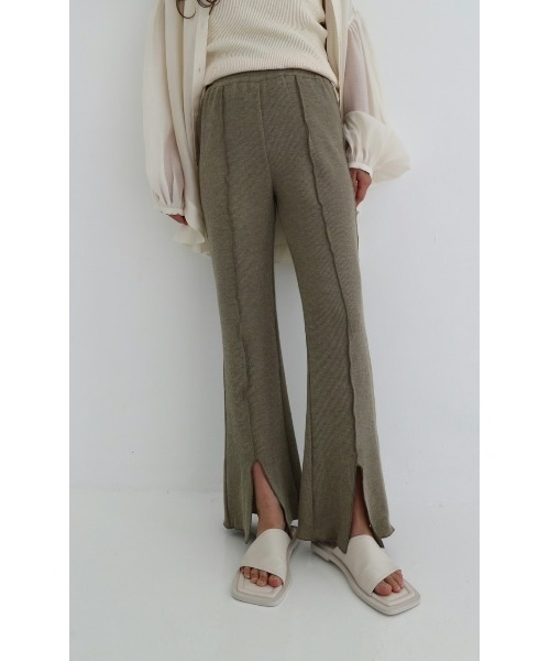 TRUNC（トランクエイティーエイト）の「Pintuck Mellow Flare Pants（その他パンツ・レディース・グリーン/ブラック・FREE）」の18枚目の写真