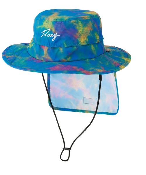 ROXY(ロキシー)の「UV SURFCAMP HAT PRT/ロキシーサーフハット(ハット・レディース・ブラック/ピンク/ブルー/ブルー系その他・FREE)」の3枚目の写真