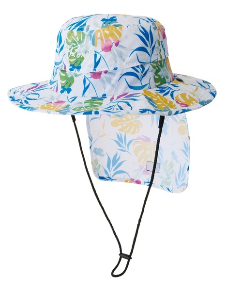 ROXY(ロキシー)の「UV SURFCAMP HAT PRT/ロキシーサーフハット(ハット・レディース・ブラック/ピンク/ブルー/ブルー系その他・FREE)」の2枚目の写真