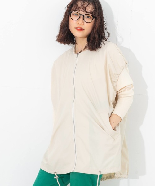 nemne store（ネンネストア）の「ナイロンジップベスト（ベスト・レディース・ブラック/アイボリー・フリー）」の17枚目の写真