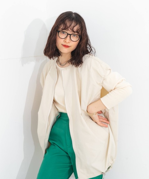 nemne store（ネンネストア）の「ナイロンジップベスト（ベスト・レディース・ブラック/アイボリー・フリー）」の21枚目の写真