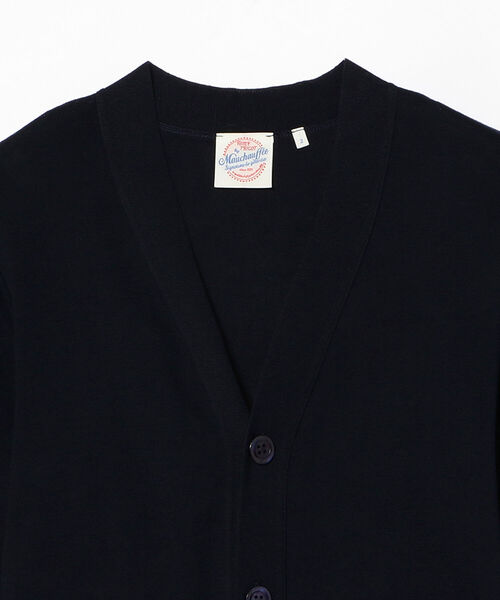 BEAMS F（ビームスエフ）の「AIME TRICOT by MAUCHAUFFEE / Vネック カーディガン（カーディガン/ボレロ・メンズ・ブラック/ネイビー・1/2/3）」の7枚目の写真