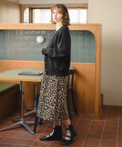 Birthday room（バースデイルーム）の「レオパードキャミワンピース /  leopard camisole one-piece（ワンピース・レディース・ベージュ/ブラウン・FREE）」の22枚目の写真